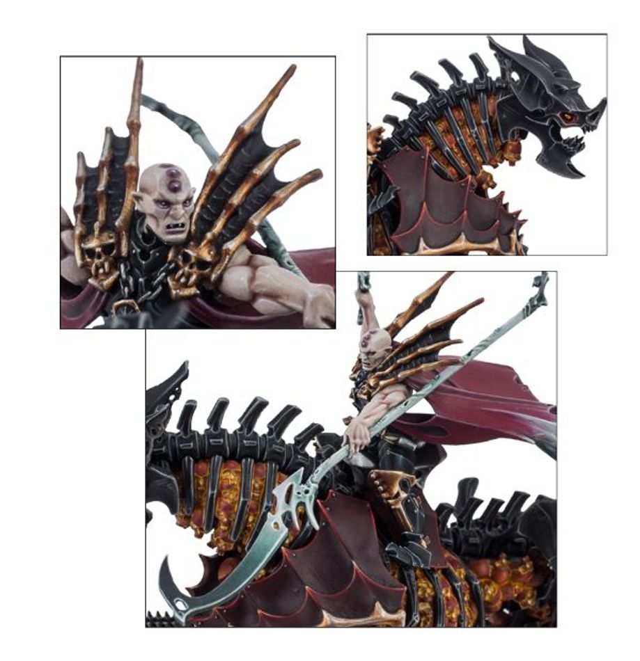 Arkhan the Black, Mortarch of Sacrament / Mannfred von Carstein, Mortarch of Night / Neferata, Mortarch of Blood