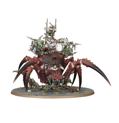 Arachnarok Spider with Flinger / Arachnarok Spider with Spiderfang Warparty / Skitterstrand Arachnarok / Webspinner Shaman on Arachnarok Spider