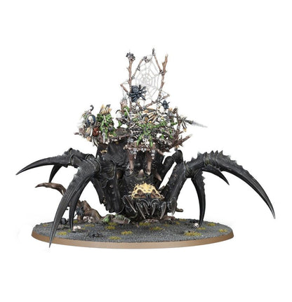 Arachnarok Spider with Flinger / Arachnarok Spider with Spiderfang Warparty / Skitterstrand Arachnarok / Webspinner Shaman on Arachnarok Spider