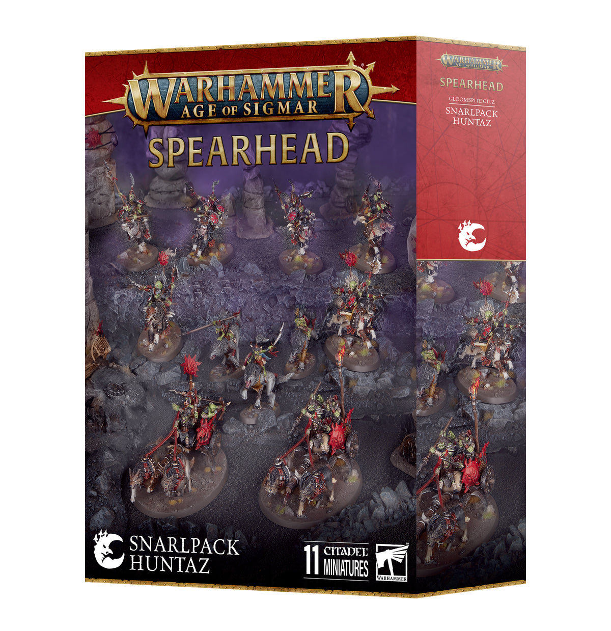 Spearhead: Gloomspite Gitz – Snarlpack Huntaz