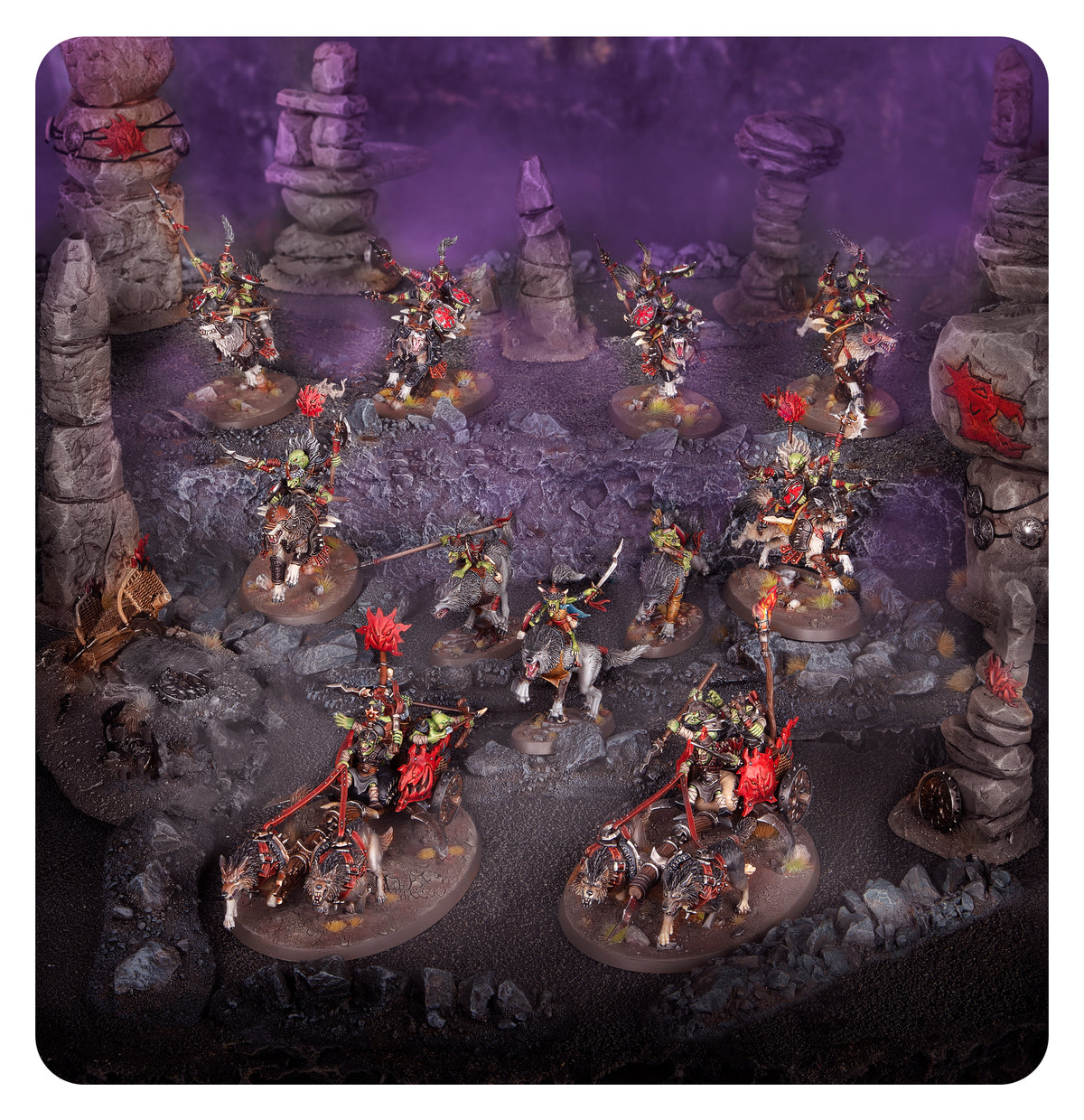 Spearhead: Gloomspite Gitz – Snarlpack Huntaz
