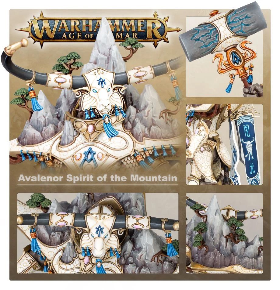 Alarith Spirit of the Mountain / Avalenor, the Stoneheart King