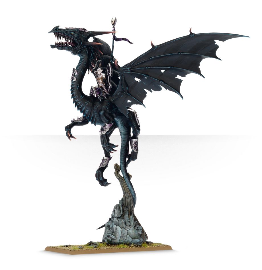 Dreadlord on Black Dragon / Sorceress on Black Dragon