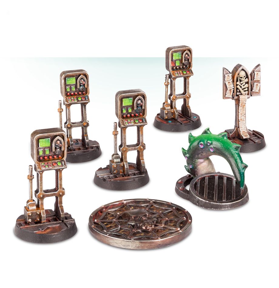 Necromunda Barricades and Objectives