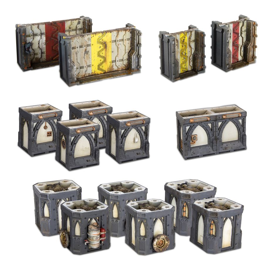 Necromunda Zone Mortalis Columns and Walls