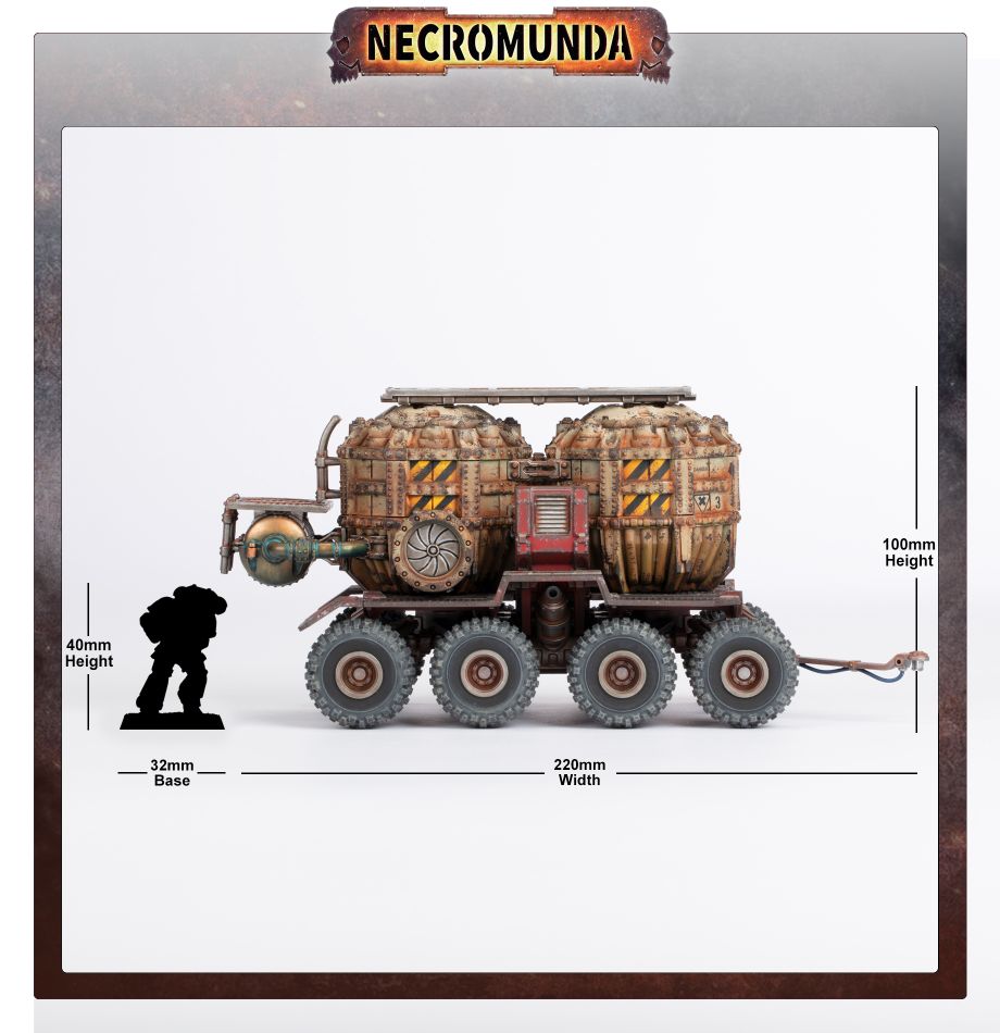 Promethium Tanks on Cargo-8 Ridgehauler Trailer