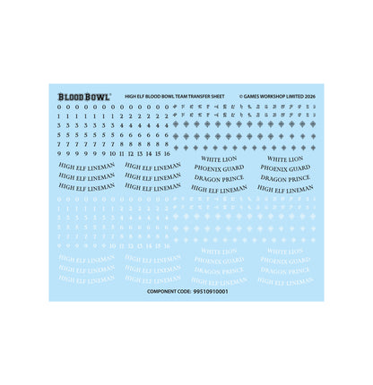 High Elf Blood Bowl Team: The Caledor Dragons