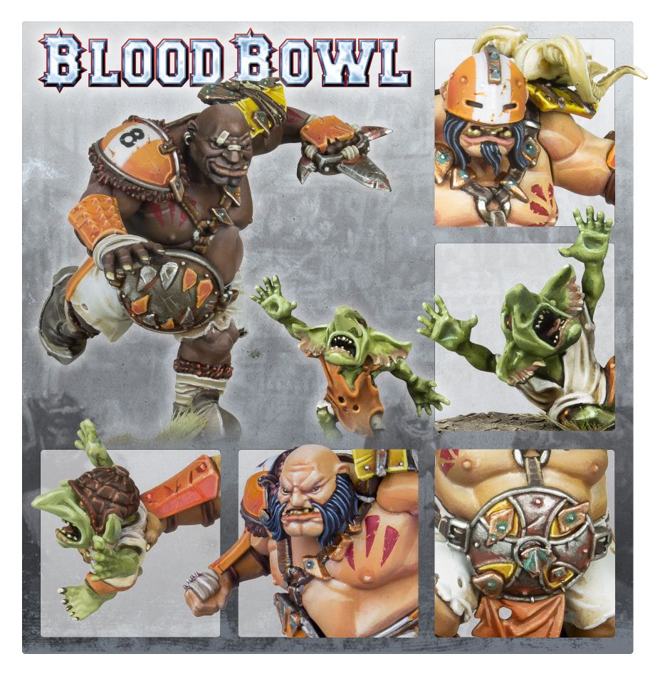 Ogre Blood Bowl Team – Fire Mountain Gut Busters
