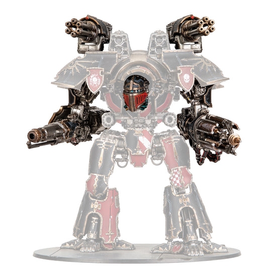 Warlord Titan Weapons: Quake Cannon, Conversion Beam Extirpator, Paired Gatling Blasters, and Paired Turbo-Laser Destructors