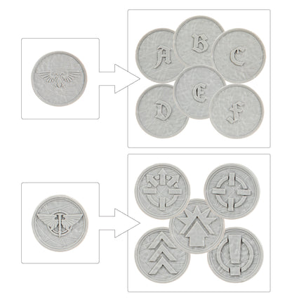 Legions Imperialis: Order Tokens and Objective Markers