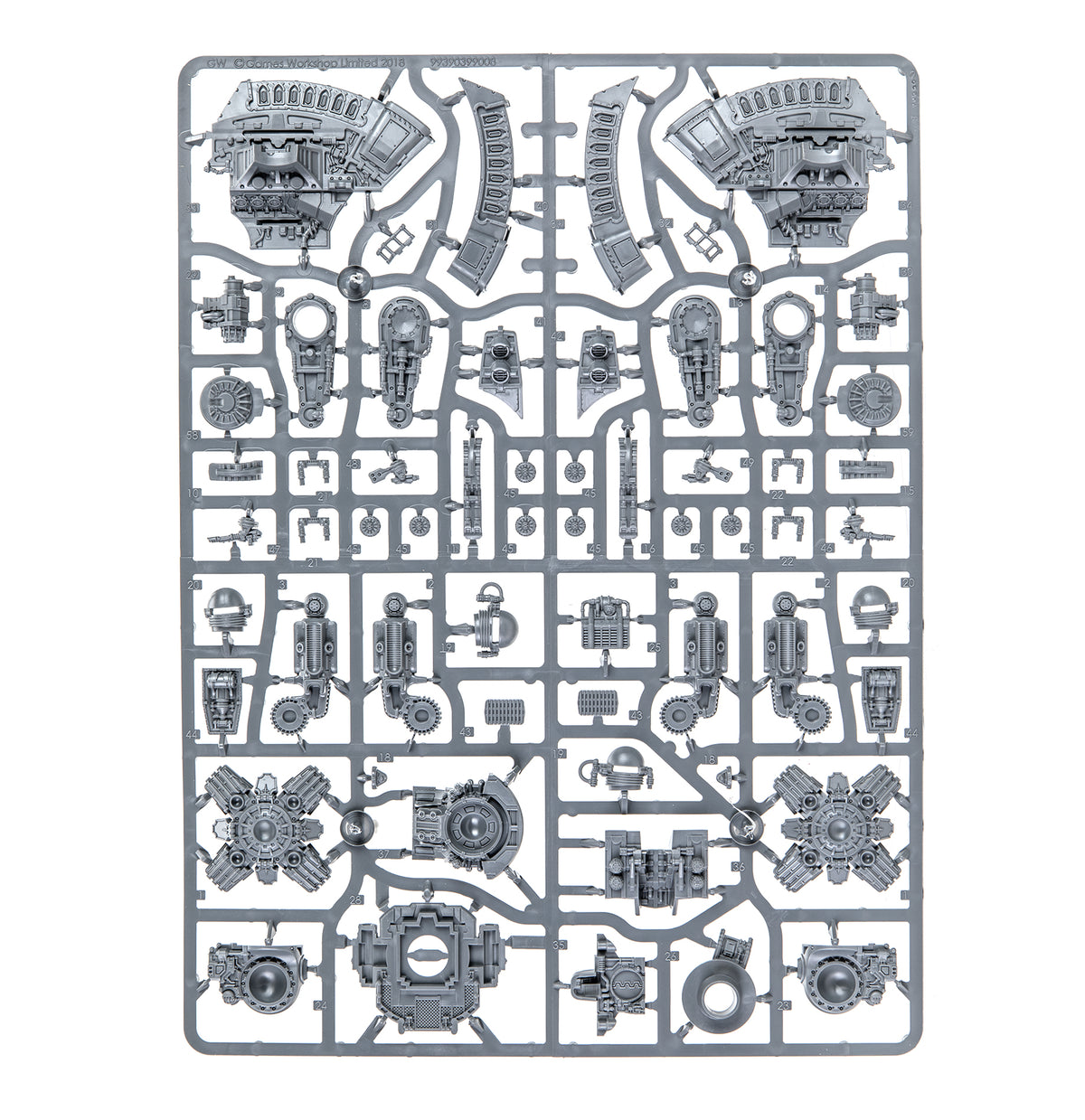Legions Imperialis: Warlord Titan with Volkite Destructor and Macro-Gatling Blaster