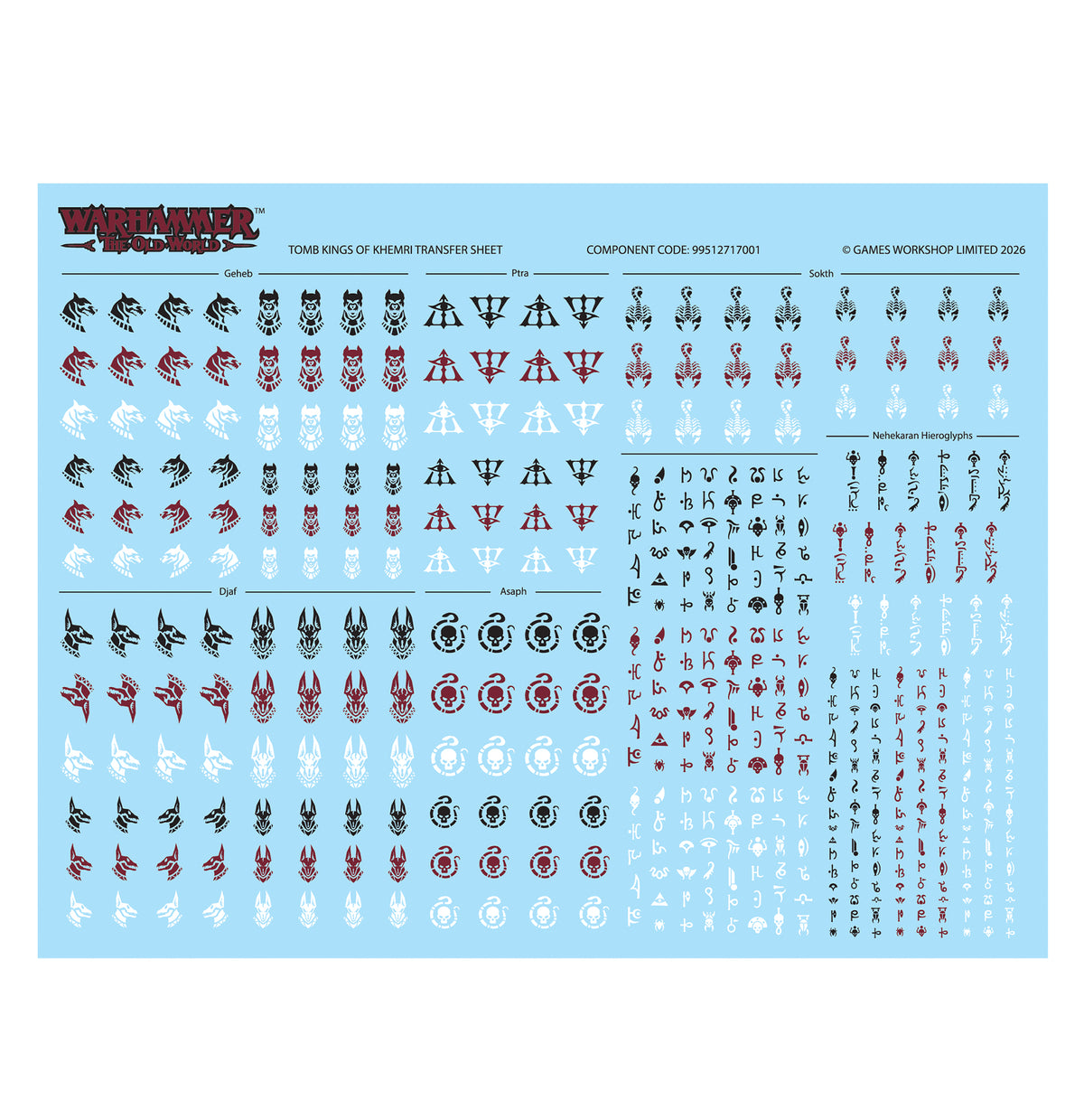 Host of Nehekhara Army Reinforcement Set