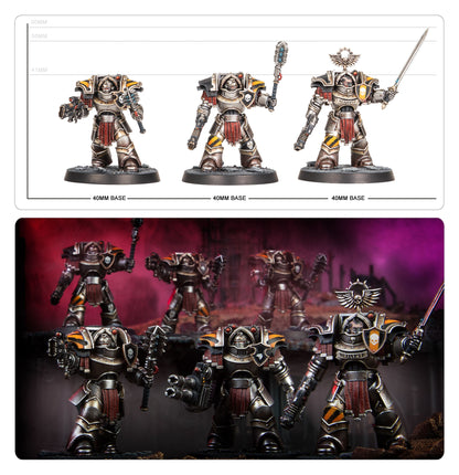 Cataphractii Terminators with Volkite Chargers and Power Mauls