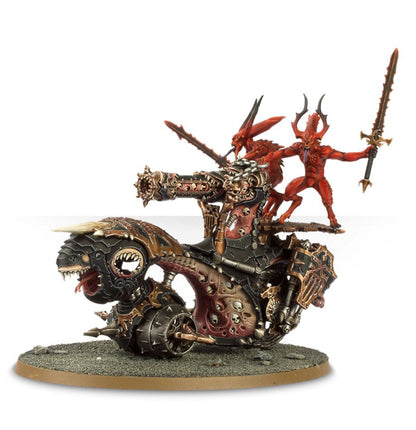 Rendmaster, Herald of Khorne on Blood Throne / Skull Cannon