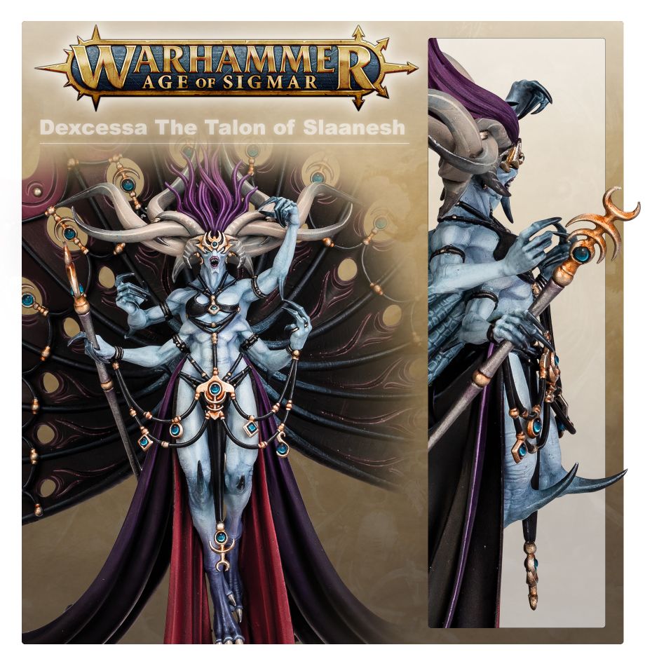 Dexcessa, the Talon of Slaanesh / Synessa, the Voice of Slaanesh