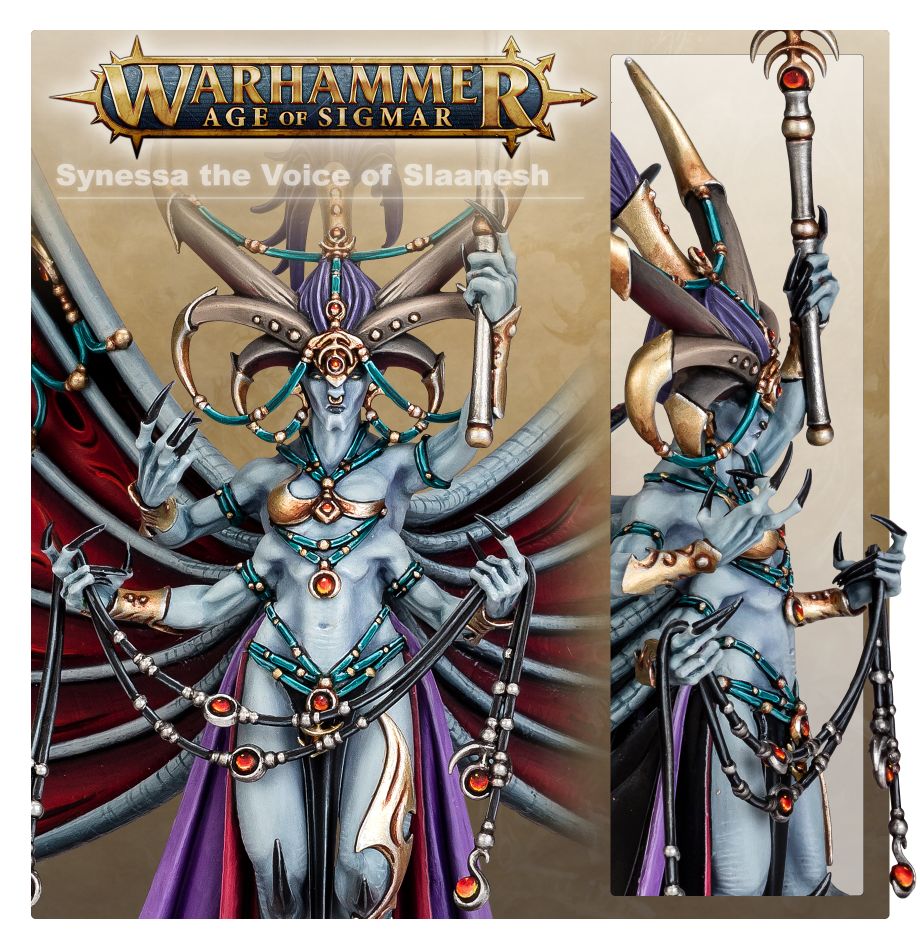 Dexcessa, the Talon of Slaanesh / Synessa, the Voice of Slaanesh