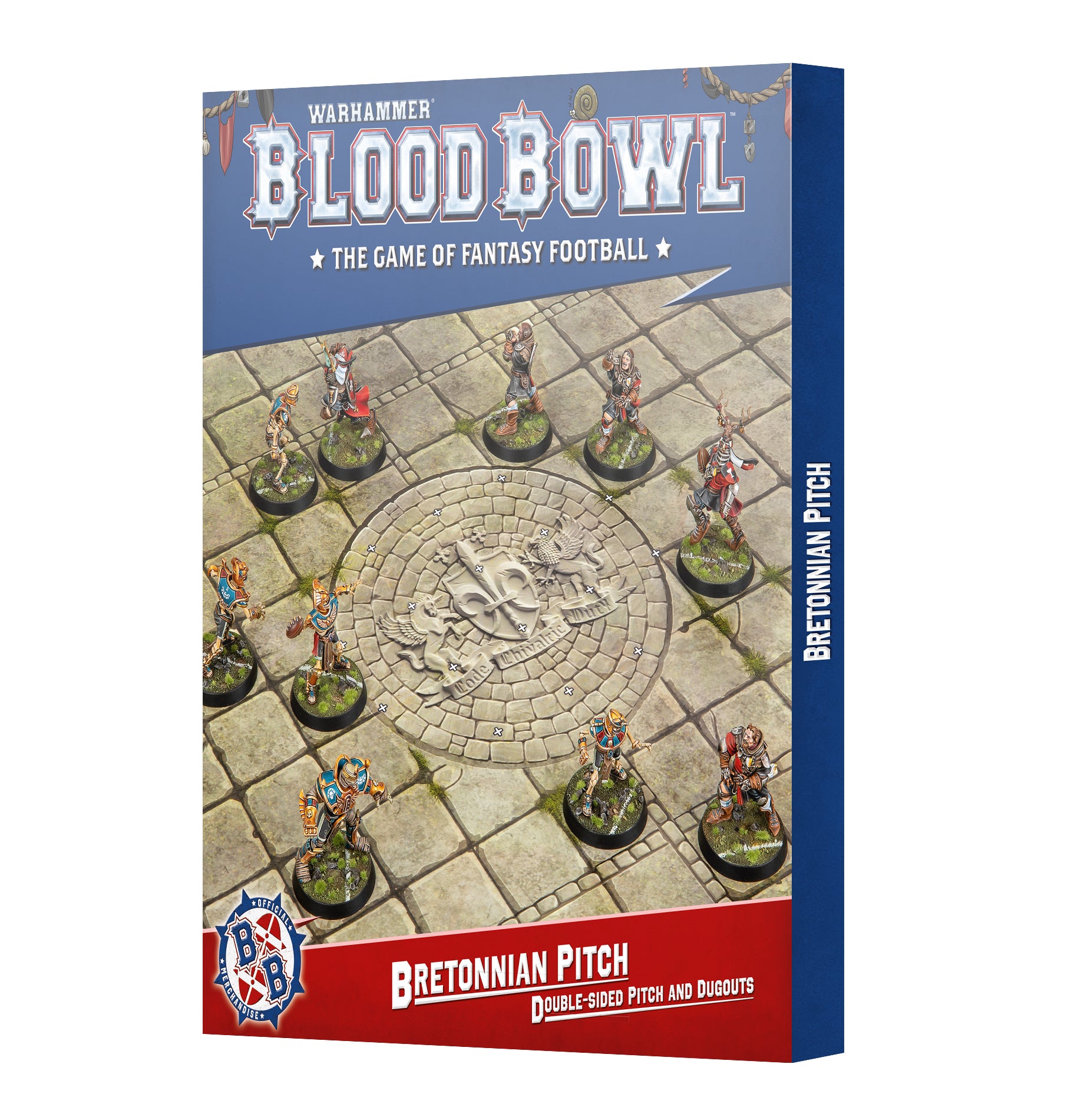 Bretonnian Pitch: Double-sided Pitch and Dugouts