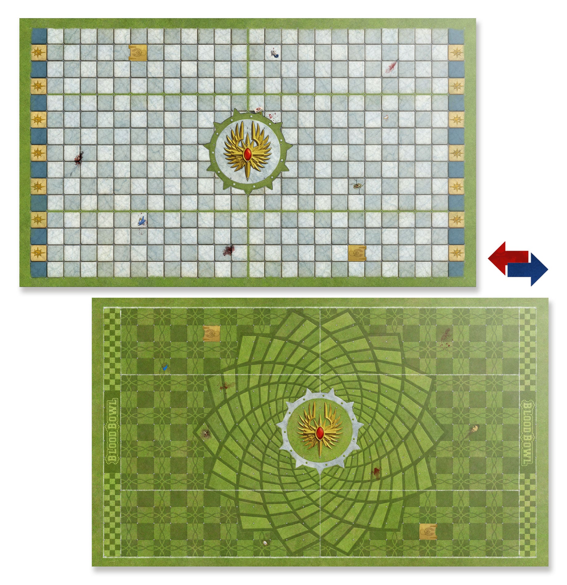 High Elf Pitch: Double-sided Pitch and Dugouts