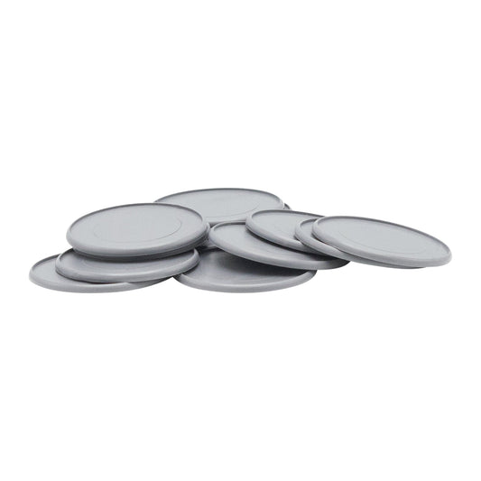 32mm plastic round lipped bases pack