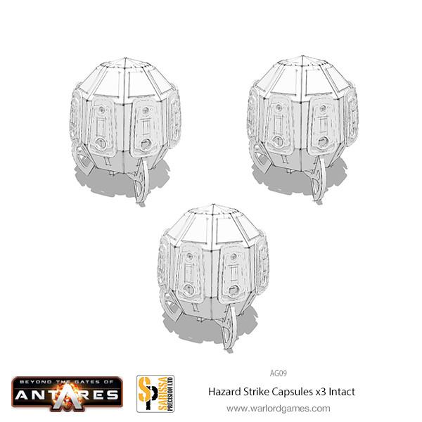 Gates of Antares: Algoryn - x3 Hazard Strike Capsules set
