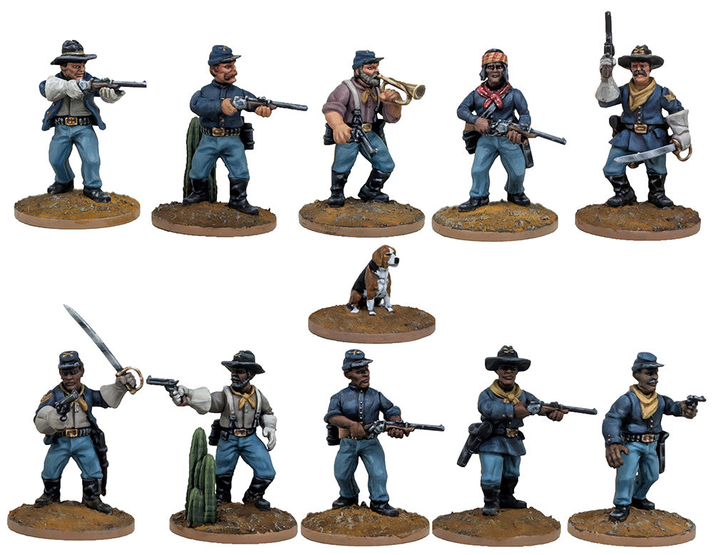 US Cavalry/Buffalo Soldiers Plastic Box Set (Great Escape Games)