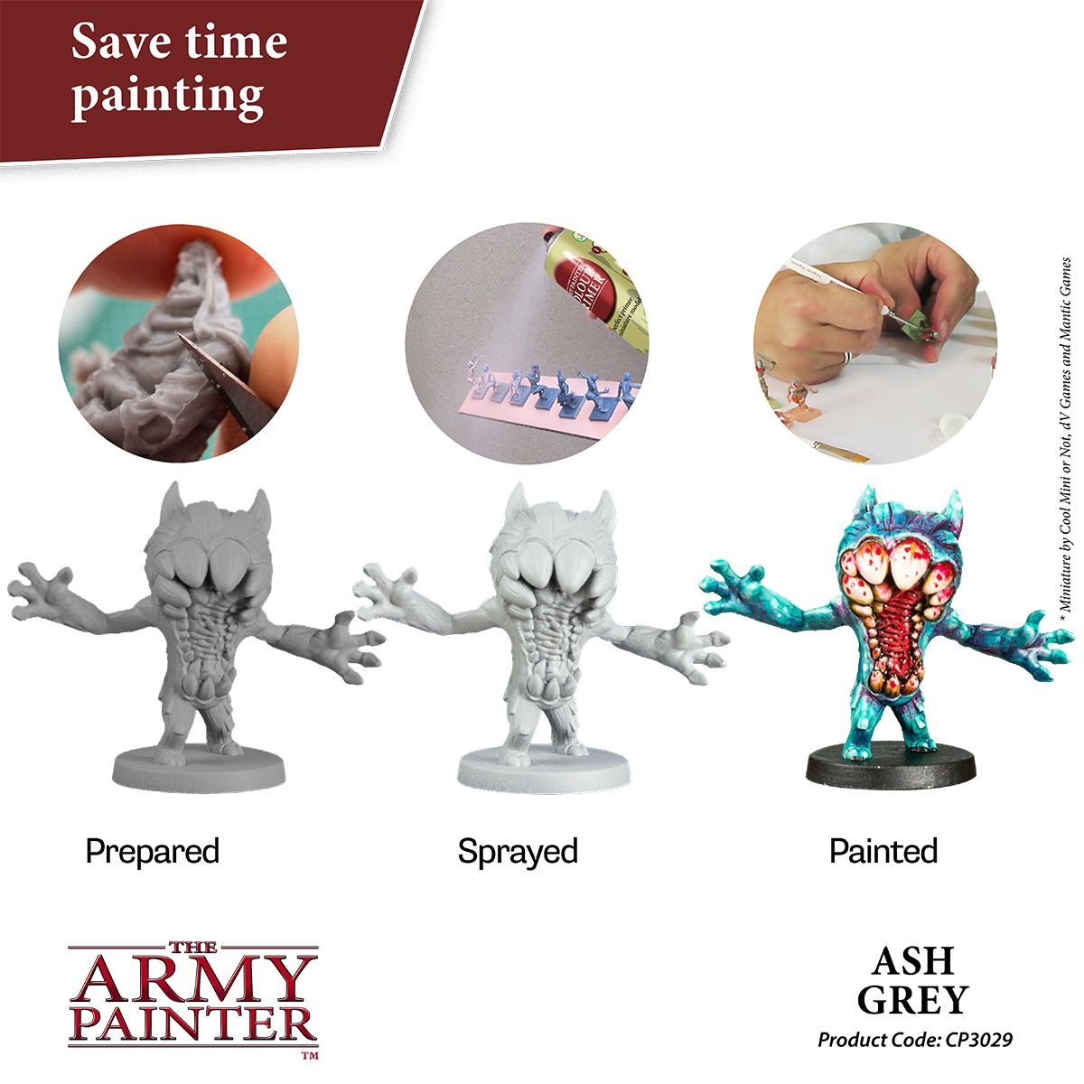 The Army Painter: Colour Primer: Ash Grey