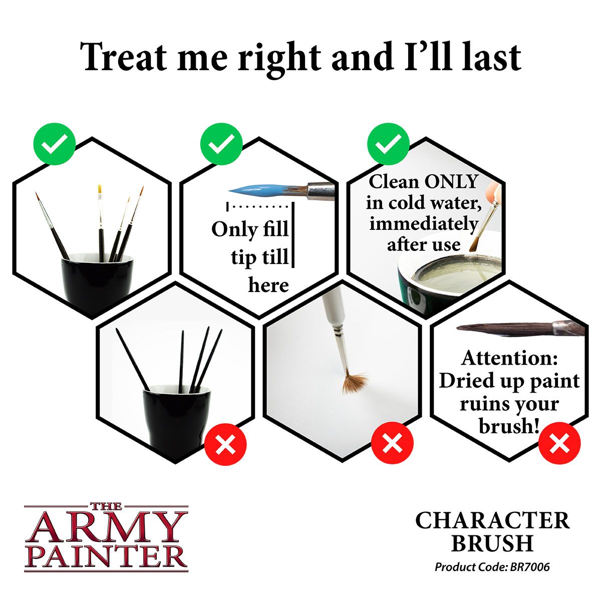 The Army Painter: Wargamer Brush: Character