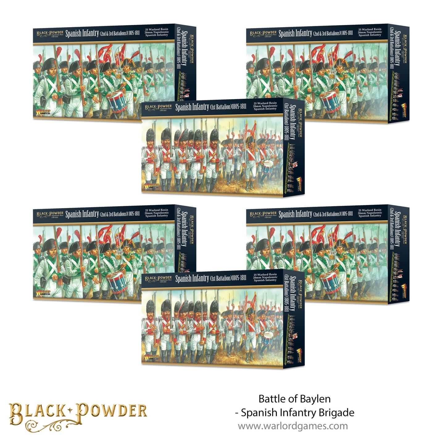 Black Powder: Battle of Baylen - Napoleonic Spanish Infantry Brigade