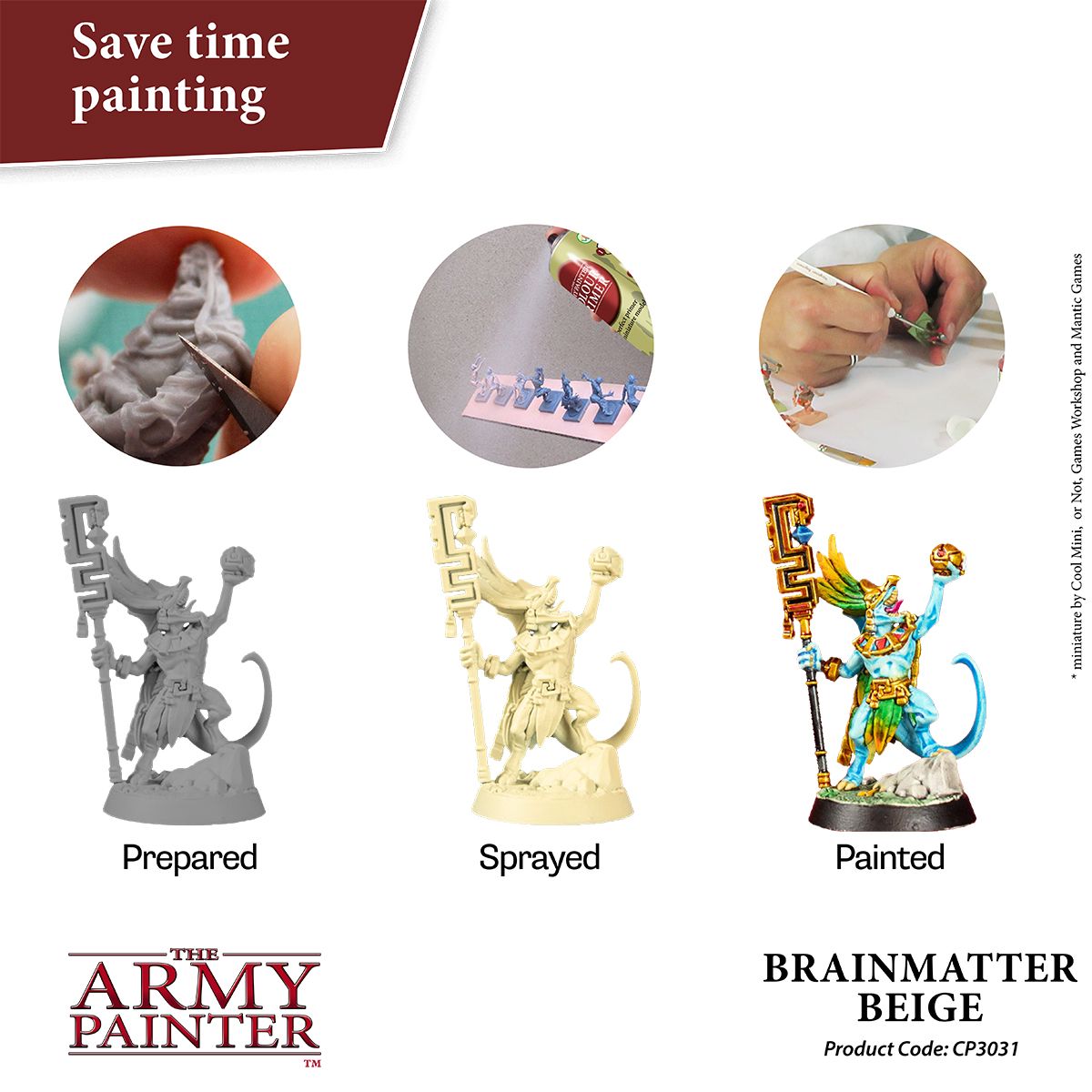 The Army Painter: Colour Primer: Brainmatter Beige