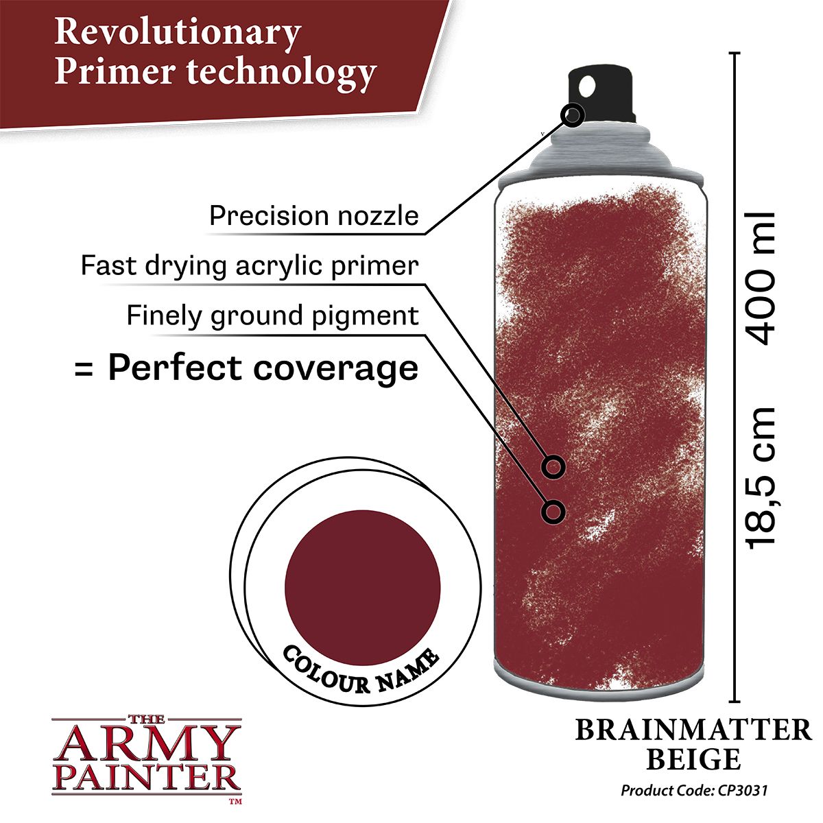 The Army Painter: Colour Primer: Brainmatter Beige
