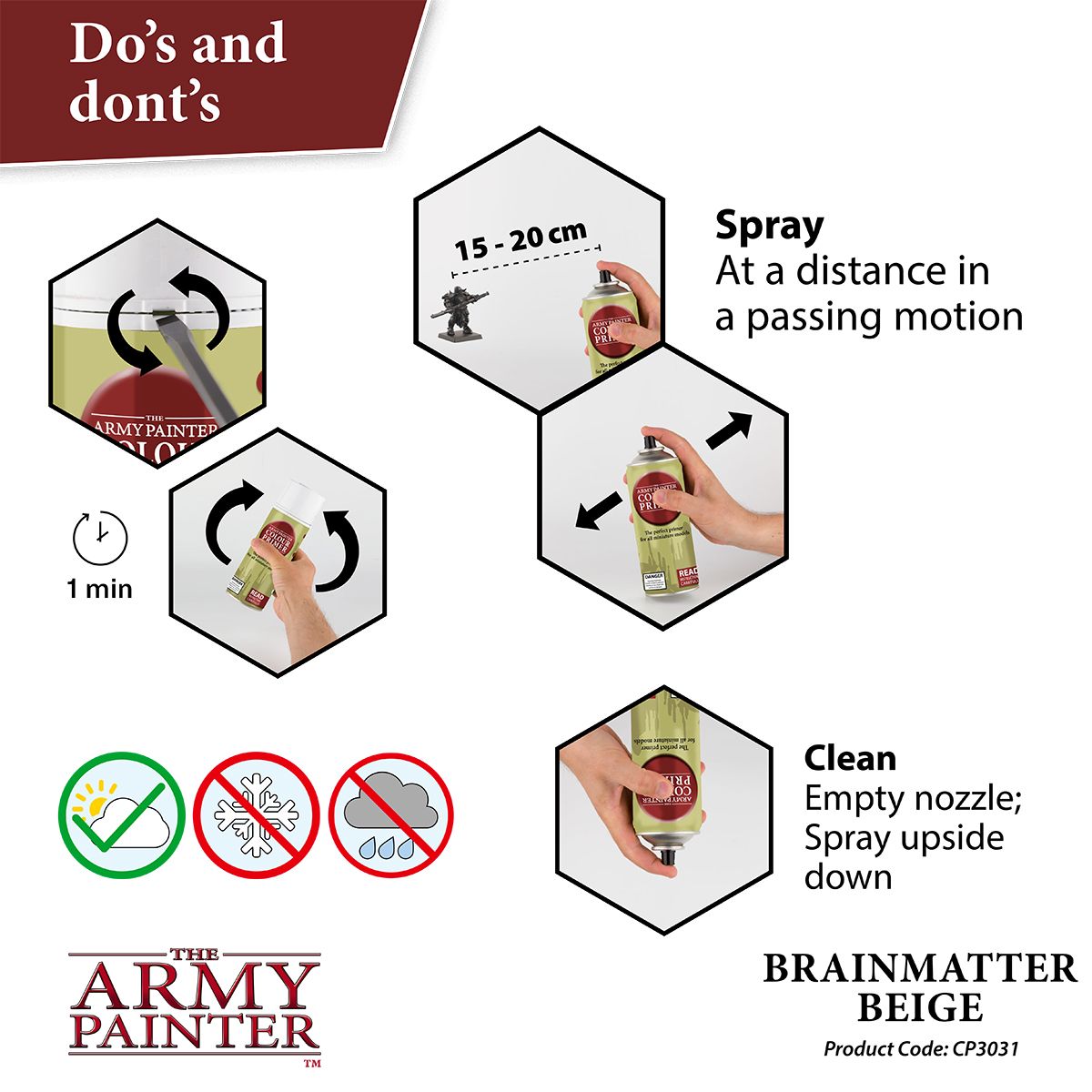 The Army Painter: Colour Primer: Brainmatter Beige