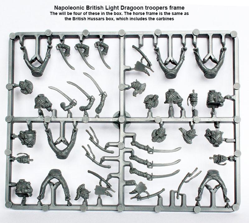 Black Powder: British - Napoleonic British Light Dragoons 1808-1815 Brigade (2 boxes)
