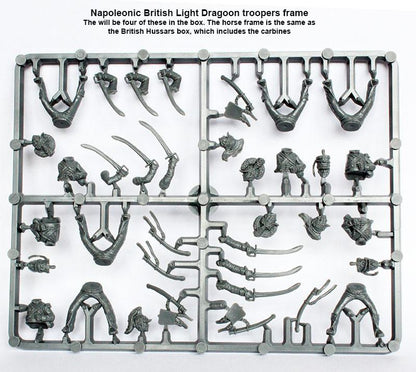 Black Powder: British - Napoleonic British Light Dragoons 1808-1815 Brigade (2 boxes)