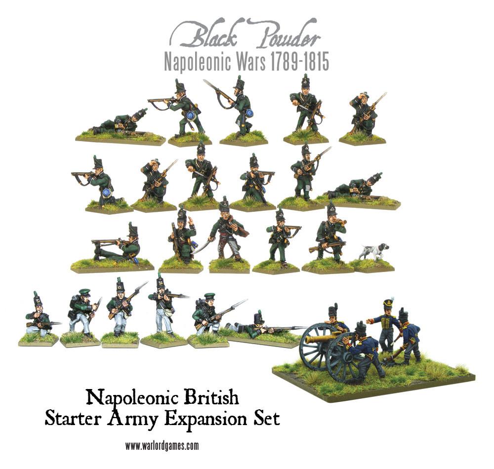 Black Powder: British - Napleonic British Starter Army Expansion Set