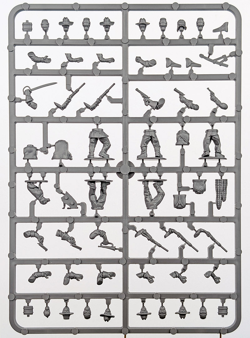 US Cavalry/Buffalo Soldiers Plastic Box Set (Great Escape Games)