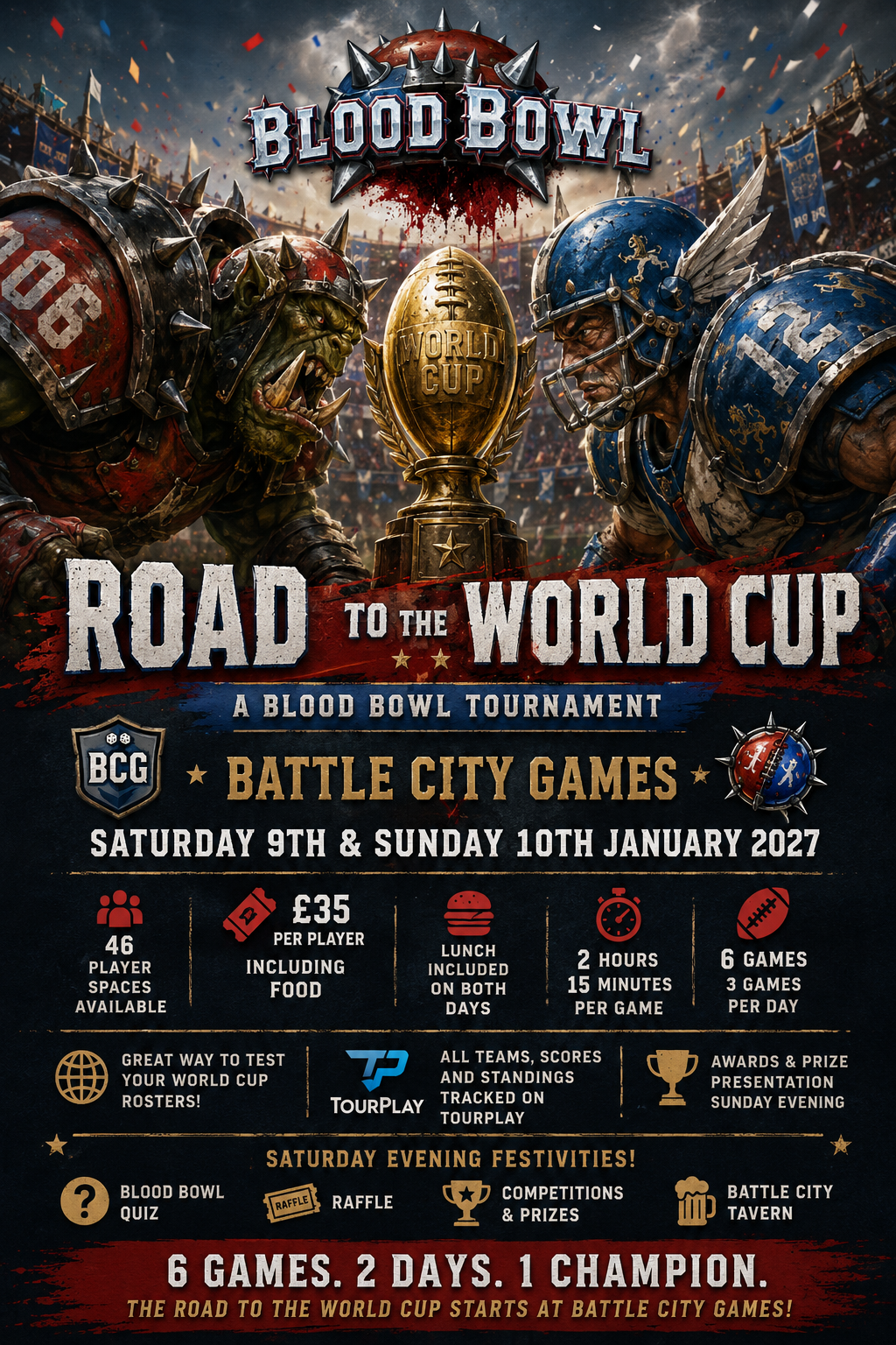 Battle City Games Presents: Road to the World Cup, Bloodbowl Tournament