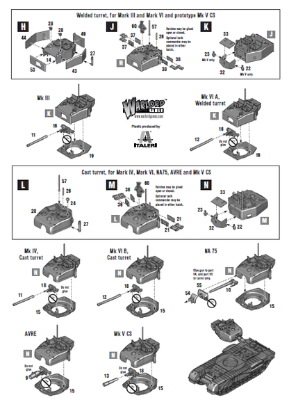Achtung Panzer!: British Tanks - Churchill Tank (Plastic)
