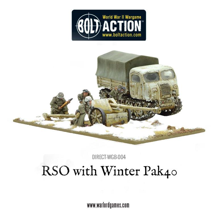 Bolt Action: German - RSO with Winter Pak40