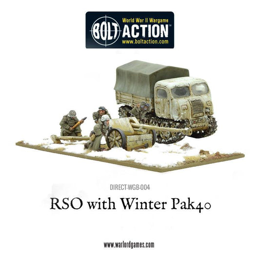Bolt Action: German - RSO with Winter Pak40