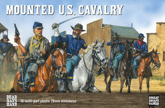 Dead Man’s Hand Plastic Mounted US Cavalry (& Buffalo Soldiers)