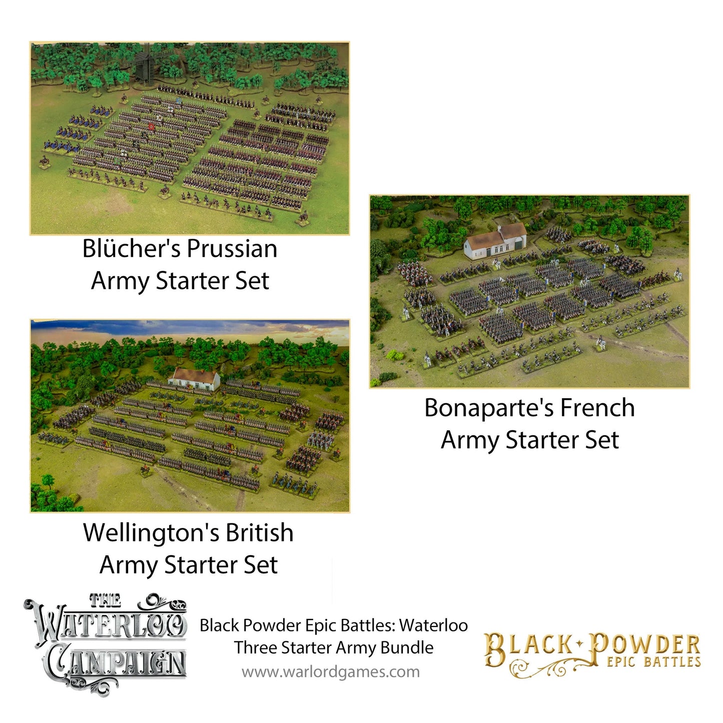Epic Battles: Waterloo - Battles: Three Starter Army Bundle