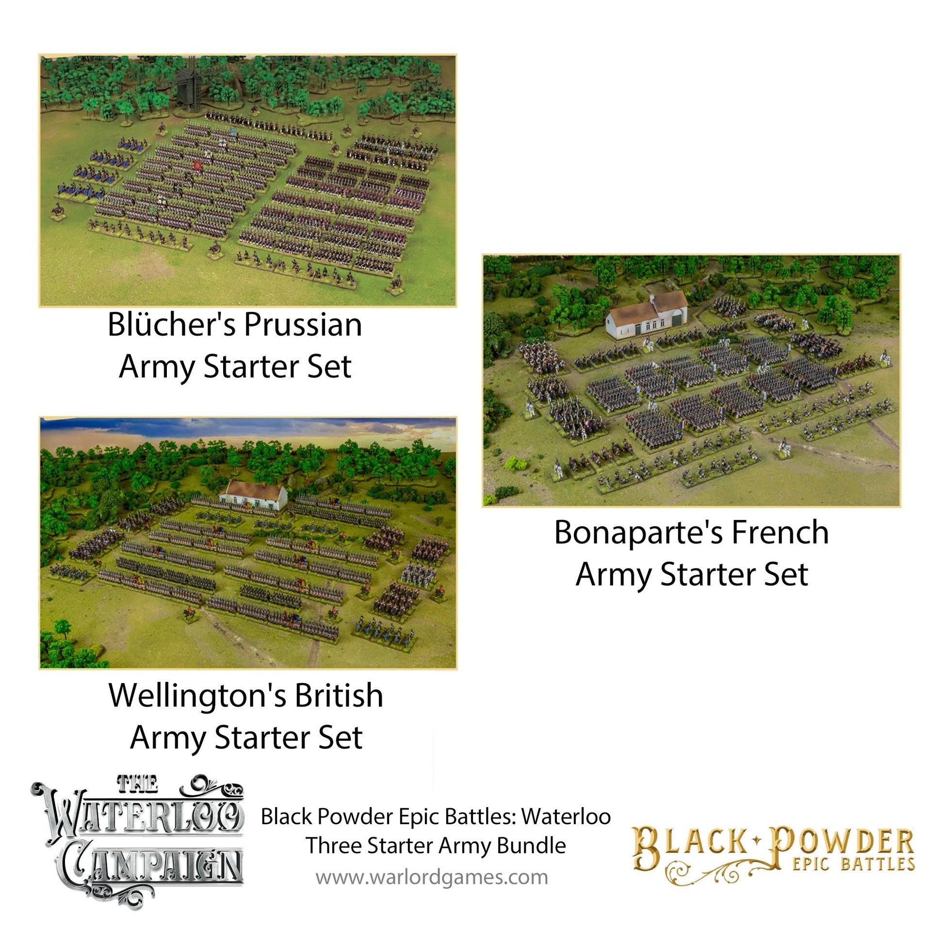 Epic Battles: Waterloo - Battles: Three Starter Army Bundle