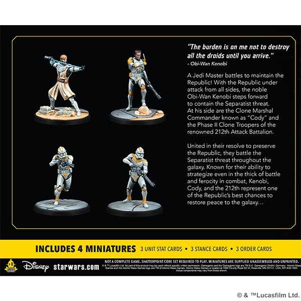 Star Wars Shatterpoint: Hello There (General Kenobi Squad Pack)