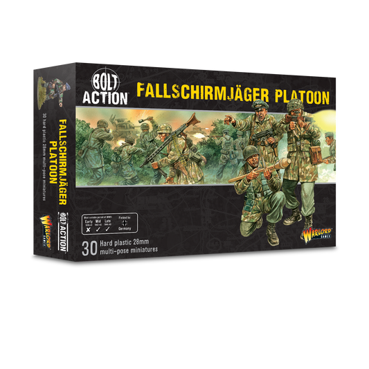 Bolt Action: German - Fallschirmjager platoon (plastic box)