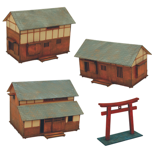 Pike & Shotte: Feudal Japan 1467-1603 - Feudal Japan Village Terrain Bundle