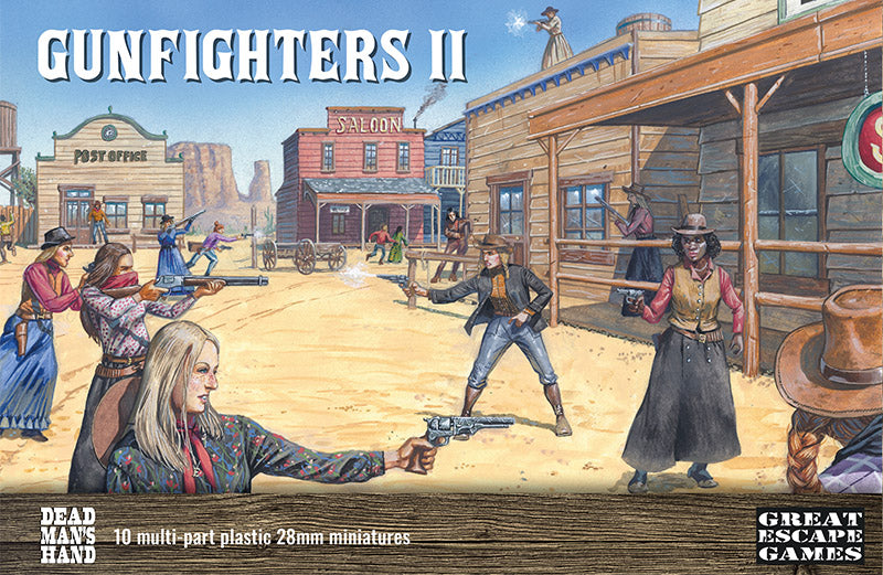Dead Man's Hand Gunfighters II - The Ladies Plastic Boxed Set (Great Escape Games)