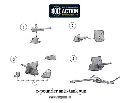 Bolt Action: 8th Army 2 pounder ATG