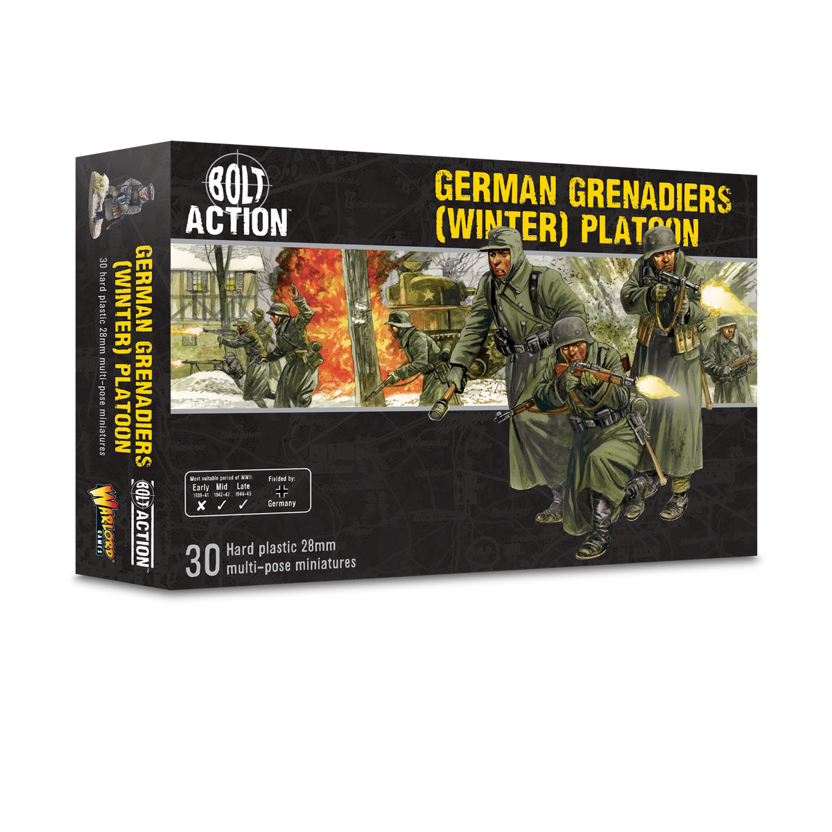 Bolt Action: German - Germans Grenadiers (Winter) Platoon