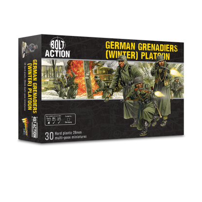 Bolt Action: German - Germans Grenadiers (Winter) Platoon