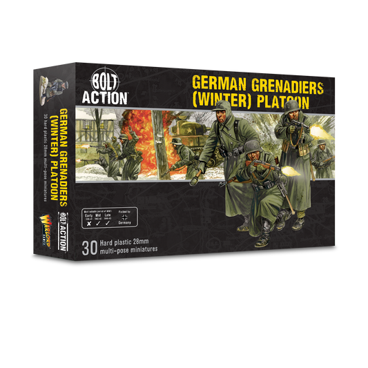 Bolt Action: German - Germans Grenadiers (Winter) Platoon